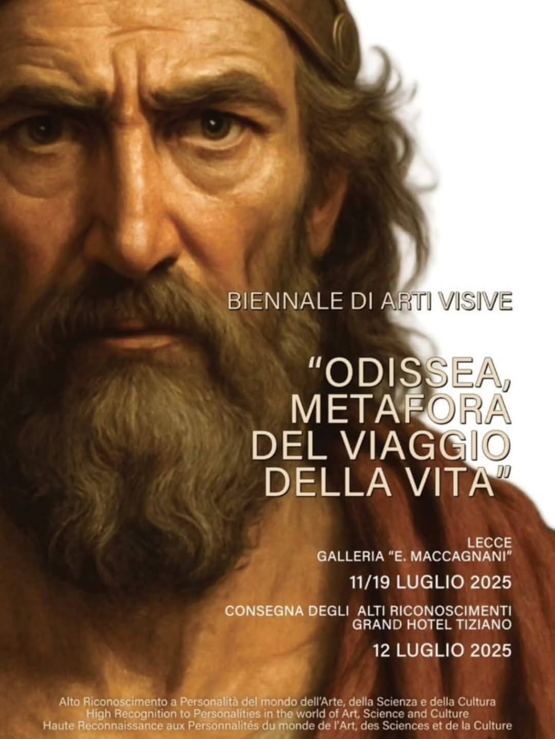 Scopri di più sull'articolo Biennale delle Arti Visive “Accademia Italia in Arte nel Mondo” – 11-19 Luglio 2025, Galleria “E. Maccagnani”, Lecce
